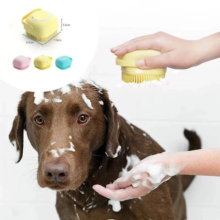 Silicone Dog Bath Brush - FurPaw Friends